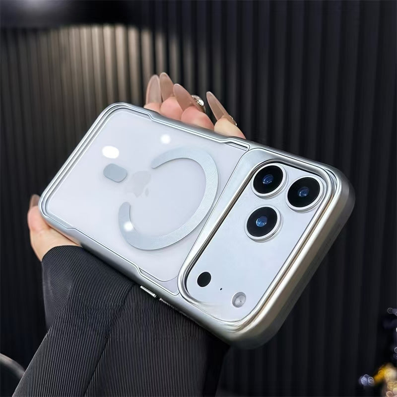 MagSafe Clear Armor Case for iPhone 17 / 17 Pro / 17 Pro Max – Electroplated Anti-Drop + Strong Magnetic Charging