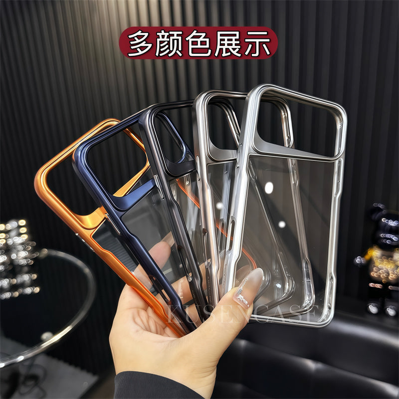 MagSafe Clear Armor Case for iPhone 17 / 17 Pro / 17 Pro Max – Electroplated Anti-Drop + Strong Magnetic Charging