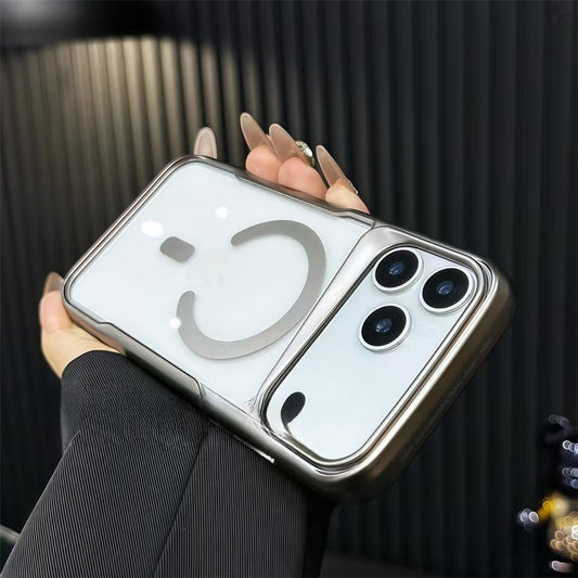 MagSafe Clear Armor Case for iPhone 17 / 17 Pro / 17 Pro Max – Electroplated Anti-Drop + Strong Magnetic Charging